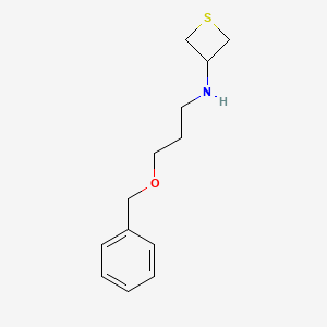 N-(3-(Benzyloxy)propyl)thietan-3-amine