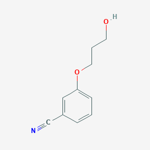 molecular formula C10H11NO2 B1523206 3-(3-羟基丙氧基)苯甲腈 CAS No. 935758-93-3