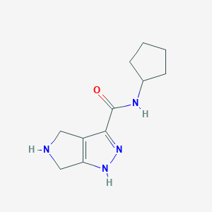 N-Cyclopentyl-2,4,5,6-tetrahydropyrrolo[3,4-c]pyrazole-3-carboxamide