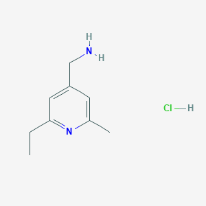 (2-Ethyl-6-methylpyridin-4-YL)methanamine hcl