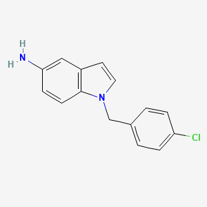 B1523209 1-(4-chlorobenzyl)-1H-indol-5-amine CAS No. 1152866-42-6