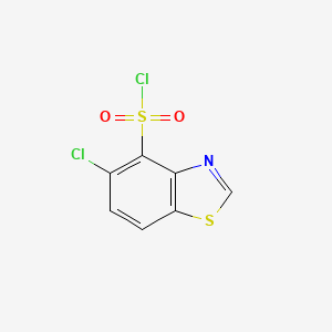 B1523213 5-Chloro-1,3-benzothiazole-4-sulfonyl chloride CAS No. 1094671-88-1