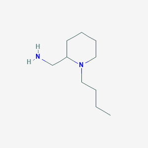 molecular formula C10H22N2 B1523216 (1-Butylpiperidin-2-yl)methanamine CAS No. 1019341-68-4