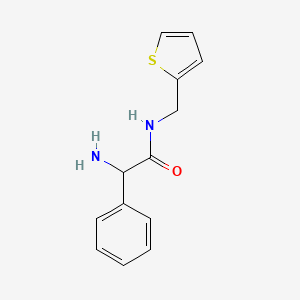 B1523217 2-amino-2-phenyl-N-(thiophen-2-ylmethyl)acetamide CAS No. 1218009-07-4