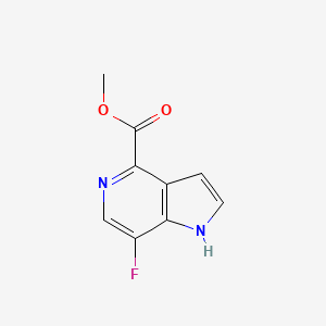 methyl7-fluoro-1H-pyrrolo[3,2-c]pyridine-4-carboxylate