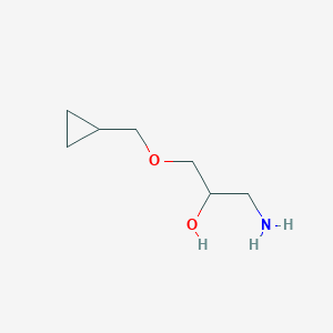 B1523218 1-Amino-3-(cyclopropylmethoxy)propan-2-ol CAS No. 1019546-35-0