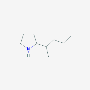 B1523219 2-(Pentan-2-yl)pyrrolidine CAS No. 1042652-17-4