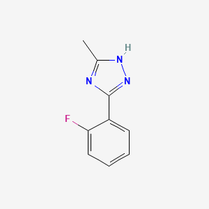 B1523220 3-(2-fluorophenyl)-5-methyl-4H-1,2,4-triazole CAS No. 1094563-94-6