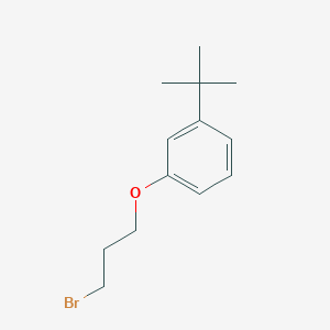 molecular formula C13H19BrO B1523221 1-(3-溴丙氧基)-3-叔丁基苯 CAS No. 1094702-92-7