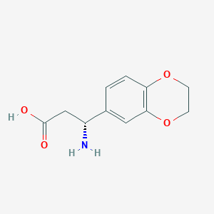 3-(2H,3H-Benzo[3,4-E]1,4-dioxan-6-YL)(3R)-3-aminopropanoic acid