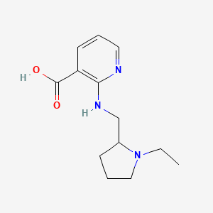 molecular formula C13H19N3O2 B1523225 2-[{[(1-乙基吡咯烷-2-基)甲基]氨基}吡啶-3-羧酸 CAS No. 1019452-29-9