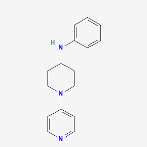 molecular formula C16H19N3 B1523230 N-苯基-1-(吡啶-4-基)哌啶-4-胺 CAS No. 1094484-20-4