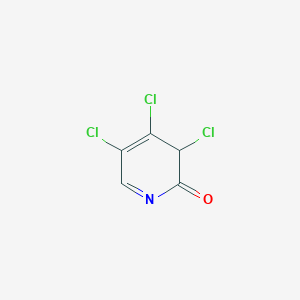 molecular formula C5H2Cl3NO B15232318 3,4,5-Trichloropyridin-2(3H)-one 