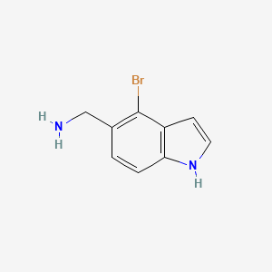 1-(4-Bromo-1H-indol-5-YL)methanamine