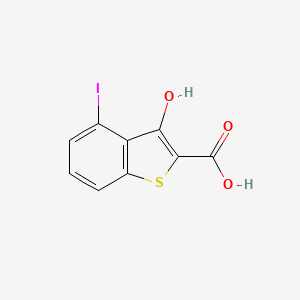 3-Hydroxy-4-iodobenzo[b]thiophene-2-carboxylic acid