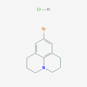 9-Bromo-1,2,3,5,6,7-hexahydropyrido[3,2,1-ij]quinoline hydrochloride