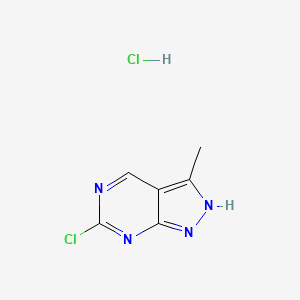 6-Chloro-3-methyl-1H-pyrazolo[3,4-D]pyrimidine hydrochloride