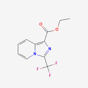 Ethyl 3-(trifluoromethyl)imidazo[1,5-a]pyridine-1-carboxylate