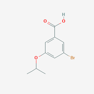 molecular formula C10H11BrO3 B1523240 3-Bromo-5-isopropoxybenzoic acid CAS No. 1119779-04-2