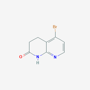 5-Bromo-3,4-dihydro-1,8-naphthyridin-2(1H)-one