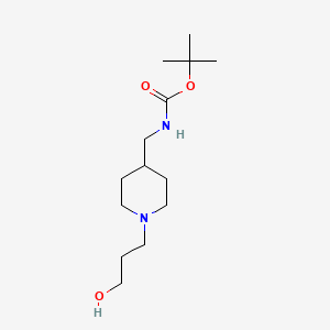 [1-(3-Hydroxy-propyl)-piperidin-4-ylmethyl]-carbamicacidtert-butylester