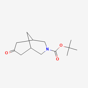 molecular formula C13H21NO3 B1523245 Tert-butyl 7-oxo-3-azabicyclo[3.3.1]nonane-3-carboxylate CAS No. 909135-31-5