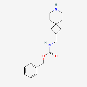 molecular formula C17H24N2O2 B15232467 Benzyl ((7-azaspiro[3.5]nonan-2-yl)methyl)carbamate 