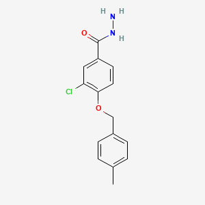 3-Chloro-4-((4-methylbenzyl)oxy)benzohydrazide