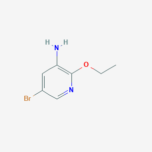 molecular formula C7H9BrN2O B1523255 5-Bromo-2-ethoxypyridin-3-amine CAS No. 886373-00-8
