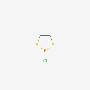 molecular formula C2H4ClPS2 B15232561 2-Chloro-1,3,2-dithiaphospholane CAS No. 4669-51-6