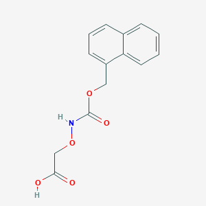 2-(Naphthalen-1-ylmethoxycarbonylamino)oxyacetic acid