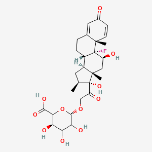 molecular formula C28H37FO11 B1523266 Betamethasone beta-D-Glucuronide CAS No. 744161-79-3