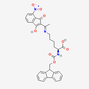 Nalpha-(9-Fluorenylmethoxycarbonyl)-Nepsilon-[1-(4-nitro-1,3-dioxo-indan-2-ylidene)ethyl]-L-lysine