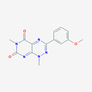 3-(3-Methoxyphenyl)-1,6-dimethylpyrimido[5,4-e][1,2,4]triazine-5,7(1H,6H)-dione