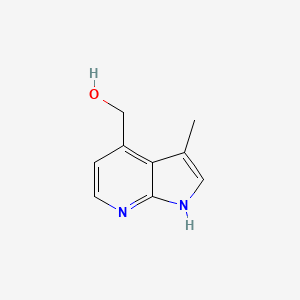 {3-methyl-1H-pyrrolo[2,3-b]pyridin-4-yl}methanol