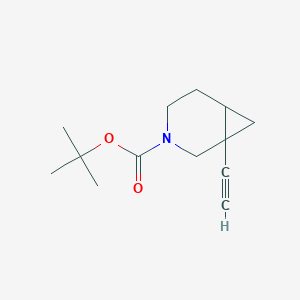 Tert-butyl1-ethynyl-3-azabicyclo[4.1.0]heptane-3-carboxylate