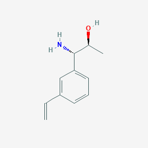 (1S,2S)-1-Amino-1-(3-ethenylphenyl)propan-2-OL