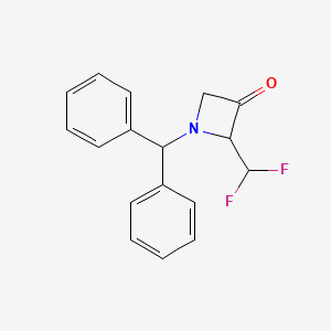 1-Benzhydryl-2-(difluoromethyl)azetidin-3-one