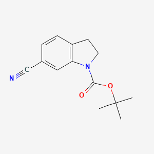 B1523275 1-Boc-6-cyano-2,3-dihydro-indole CAS No. 959236-08-9