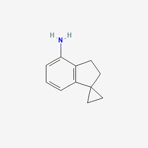 2',3'-Dihydrospiro[cyclopropane-1,1'-inden]-4'-amine