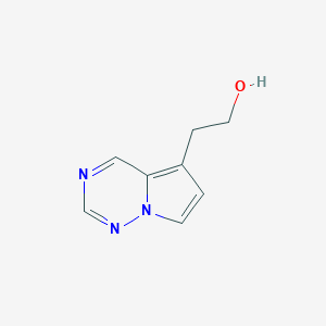 2-(Pyrrolo[2,1-f][1,2,4]triazin-5-yl)ethan-1-ol