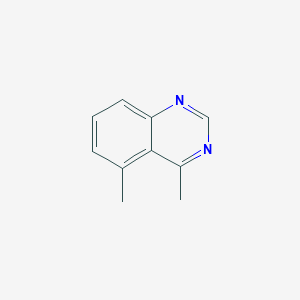 molecular formula C10H10N2 B15232938 Quinazoline, 4,5-dimethyl- 