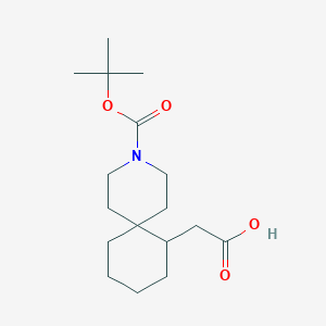 2-(3-(tert-Butoxycarbonyl)-3-azaspiro[5.5]undecan-7-yl)aceticacid