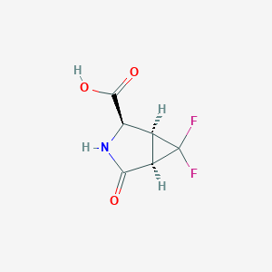 (1S,2R,5R)-6,6-Difluoro-4-oxo-3-azabicyclo[3.1.0]hexane-2-carboxylic acid