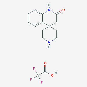 Spiro[1,3-dihydroquinoline-4,4'-piperidine]-2-one;2,2,2-trifluoroacetic acid