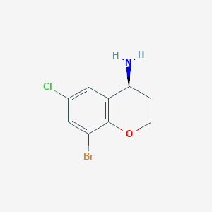 (S)-8-Bromo-6-chlorochroman-4-amine