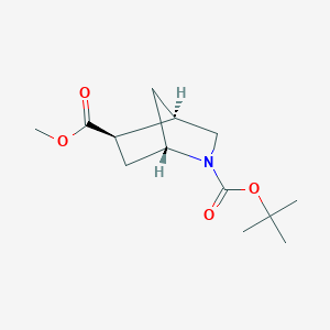 2-O-tert-butyl 5-O-methyl (1S,4R,5R)-2-azabicyclo[2.2.1]heptane-2,5-dicarboxylate