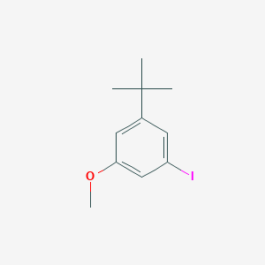 molecular formula C11H15IO B15233030 1-(tert-Butyl)-3-iodo-5-methoxybenzene 