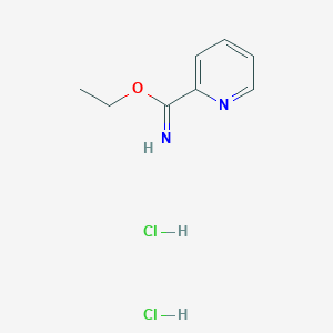 molecular formula C8H12Cl2N2O B15233035 Ethyl picolinimidate dihydrochloride 