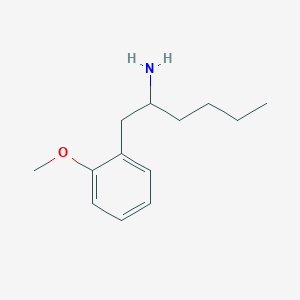 1-(2-Methoxyphenyl)hexan-2-amine